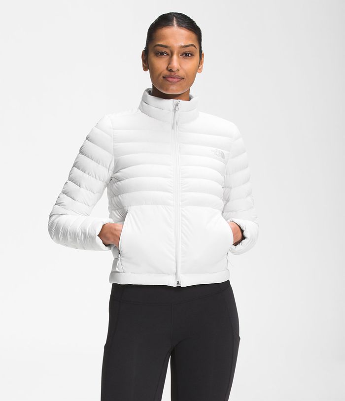 Plumifero The North Face Mujer Blancas Stretch Seasonal 38406DIAS